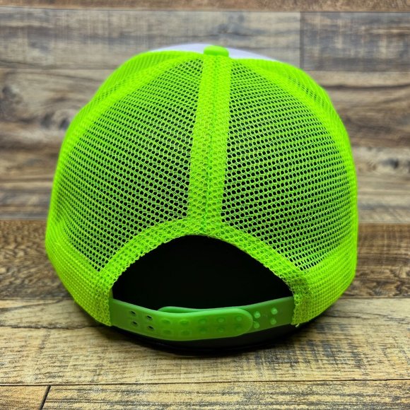 Creepshow Mens Trucker Hat Neon Green Snapback 1982 Cult Horror Anthology Cap - Picture 5 of 8